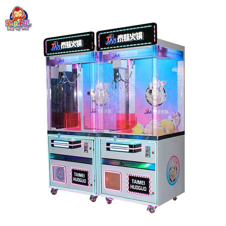 Colorful transparent claw machine