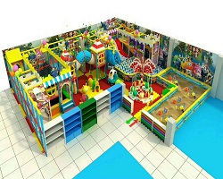 Large children's indoor playground style 1