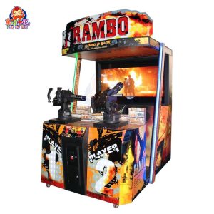 Coin operated two player shooting game machine Stallone 2