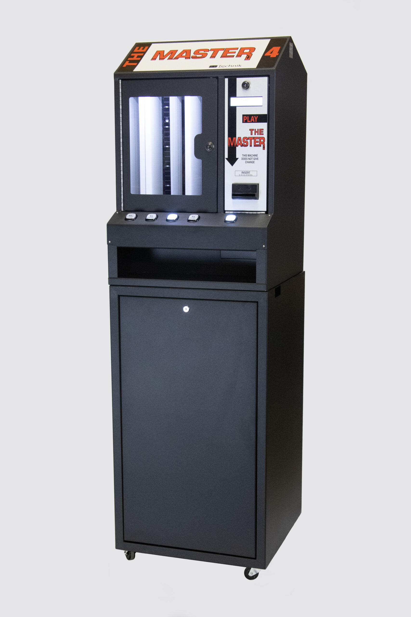 Master 4 pull tab ticket and sweepstakes ticket dispenser