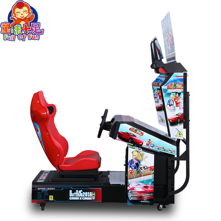 Hot Sale Simulator Driving Riding Race Arcade Amusement Car Adults Coin Operated Game Racing Machine For Adult