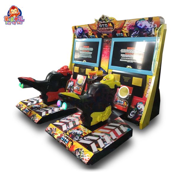 Arcade Video Game 2 Players Super Motorcycle Motor Racing Games