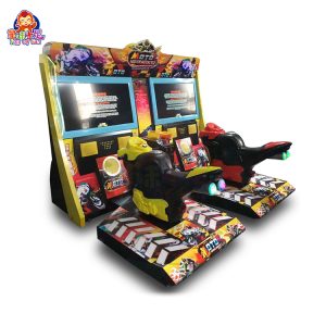 Arcade Video Game 2 Players Super Motorcycle Motor Racing Games