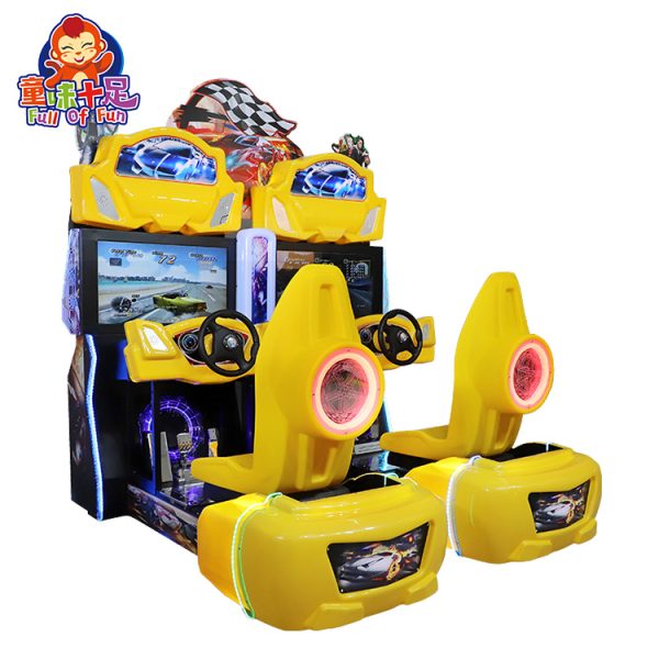 Hot Factory Price Arcade Car Racing Game Machine Racing Car Game Steering Wheel For Entertainment