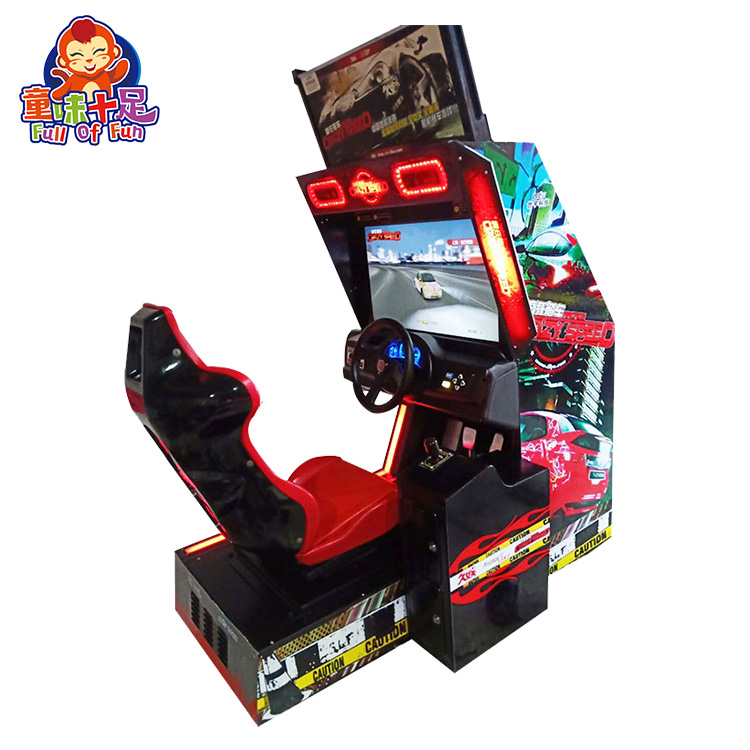 Hot Selling arcade game motion simulator speed drive 4 arcade video car racing game machine for sale