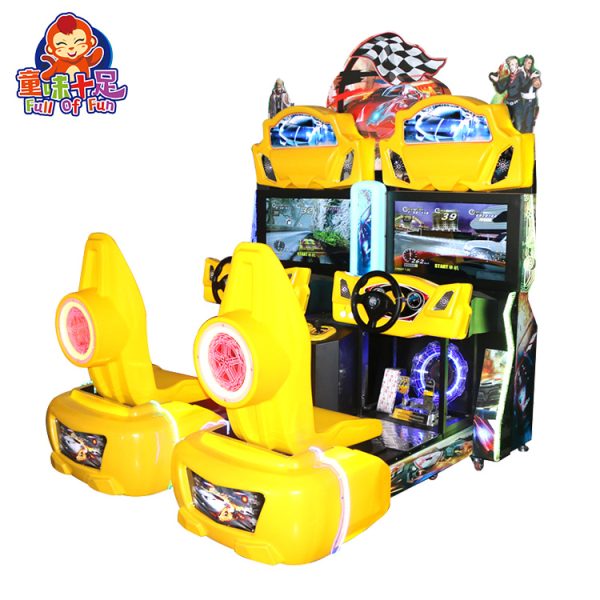 Hot Factory Price Arcade Car Racing Game Machine Racing Car Game Steering Wheel For Entertainment