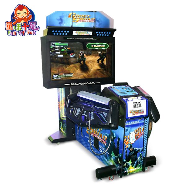 Indoor Playground Game Devil Special Police Coin Operated Video Game Arcade Shooting Game Machine