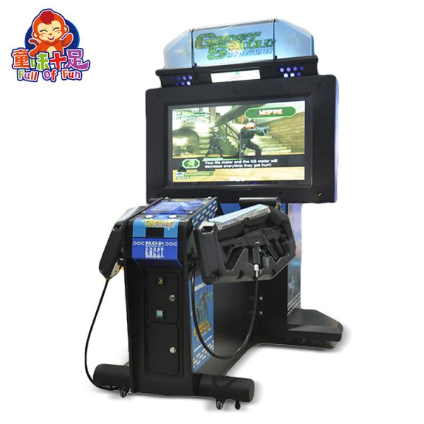 Indoor Playground Game Devil Special Police Coin Operated Video Game Arcade Shooting Game Machine