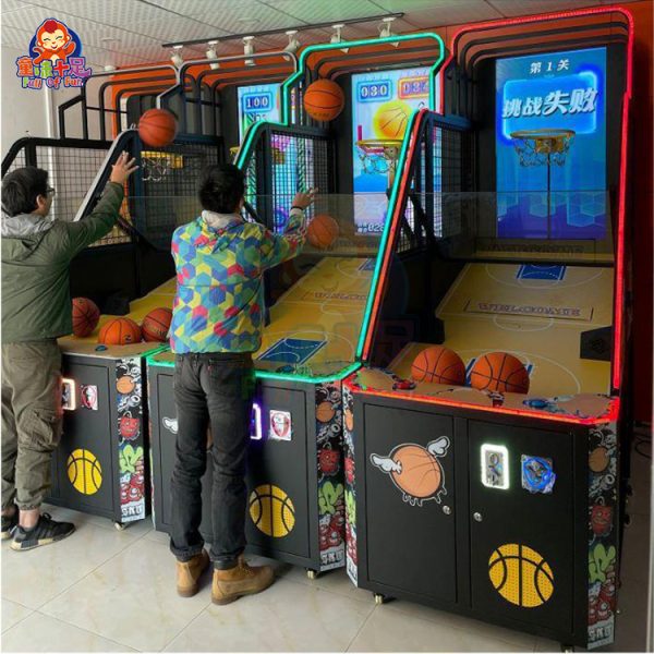 Indoor Street Basketball Arcade Game Machine Arcade Basketball Arcade Game Shooting Machine