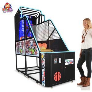 Indoor Street Basketball Arcade Game Machine Arcade Basketball Arcade Game Shooting Machine