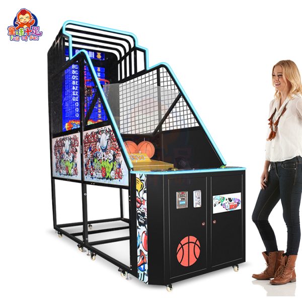 Indoor Street Basketball Arcade Game Machine Arcade Basketball Arcade Game Shooting Machine