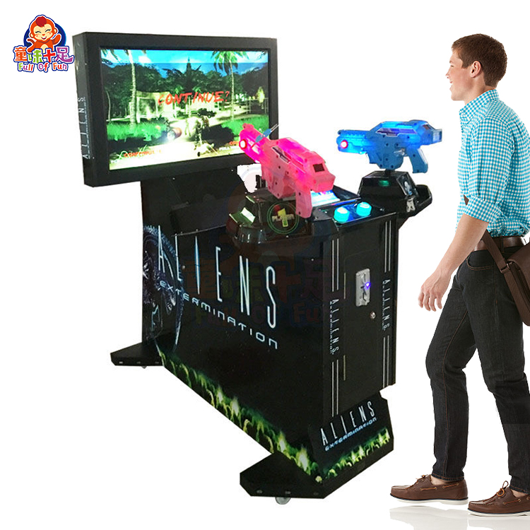 Coin-Operated Alien Extermination Shooting Game Arcade Machine