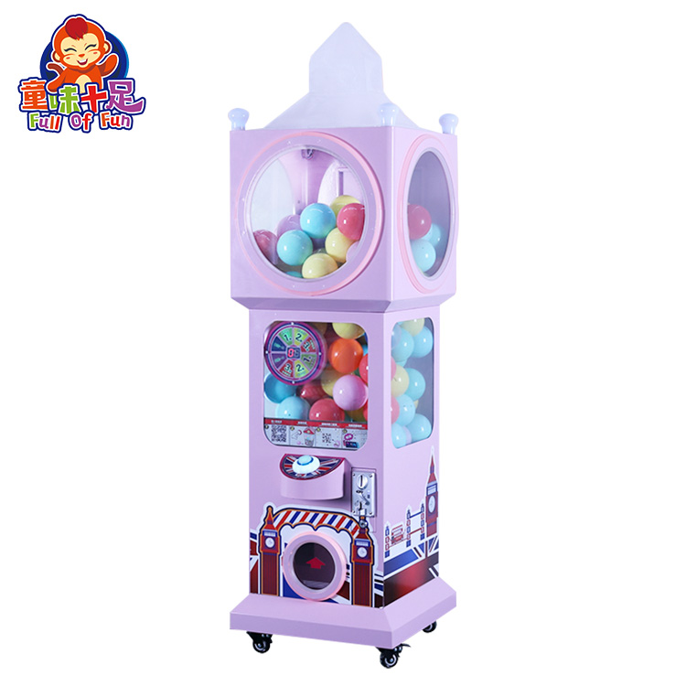 A charming and iconic coin-operated Big Ben Gashapon Machine designed to dispense capsule toys. Featuring the distinctive Big Ben design, this machine is perfect for adding a touch of British charm to arcades, toy stores, and entertainment centers.