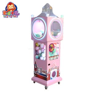 A charming and iconic coin-operated Big Ben Gashapon Machine designed to dispense capsule toys. Featuring the distinctive Big Ben design, this machine is perfect for adding a touch of British charm to arcades, toy stores, and entertainment centers.