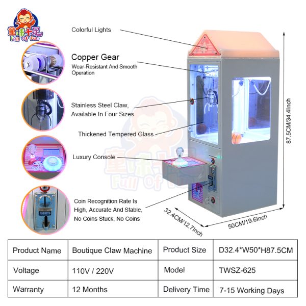 mini claw machine