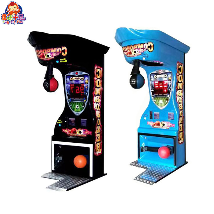 Punching and Kicking Boxing Machine Game for Indoor Sports