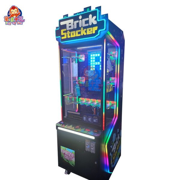 Tetris arcade game machine with vibrant display and simple controls, offering nostalgic gameplay.